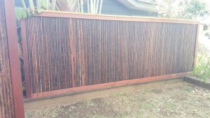 Jati Smoked Bamboo Screen