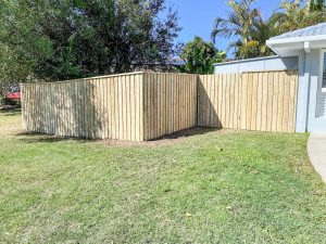 Lapped and Capped Treated Pine with Pedestrian Gate